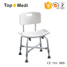 Banc de bain pour chaise de transfert de douche Topmedi avec barre transversale